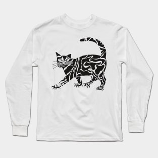 cat tattoo Long Sleeve T-Shirt